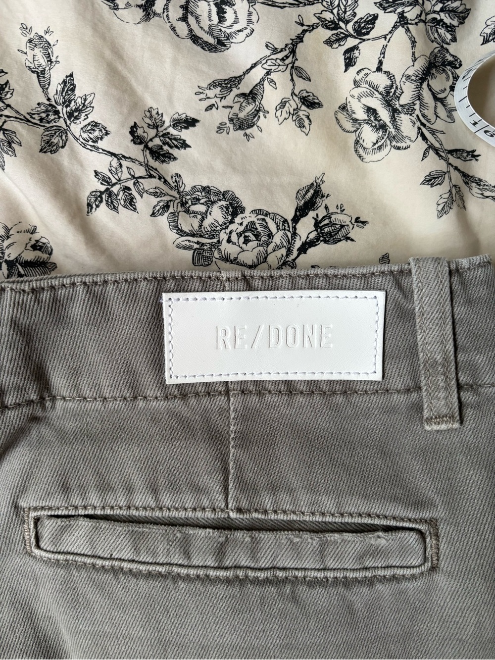 RE/DONE Women’s gray Chino Bottoms